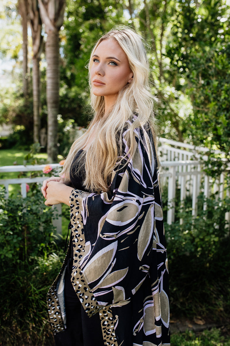 Long Border Kimono Lola