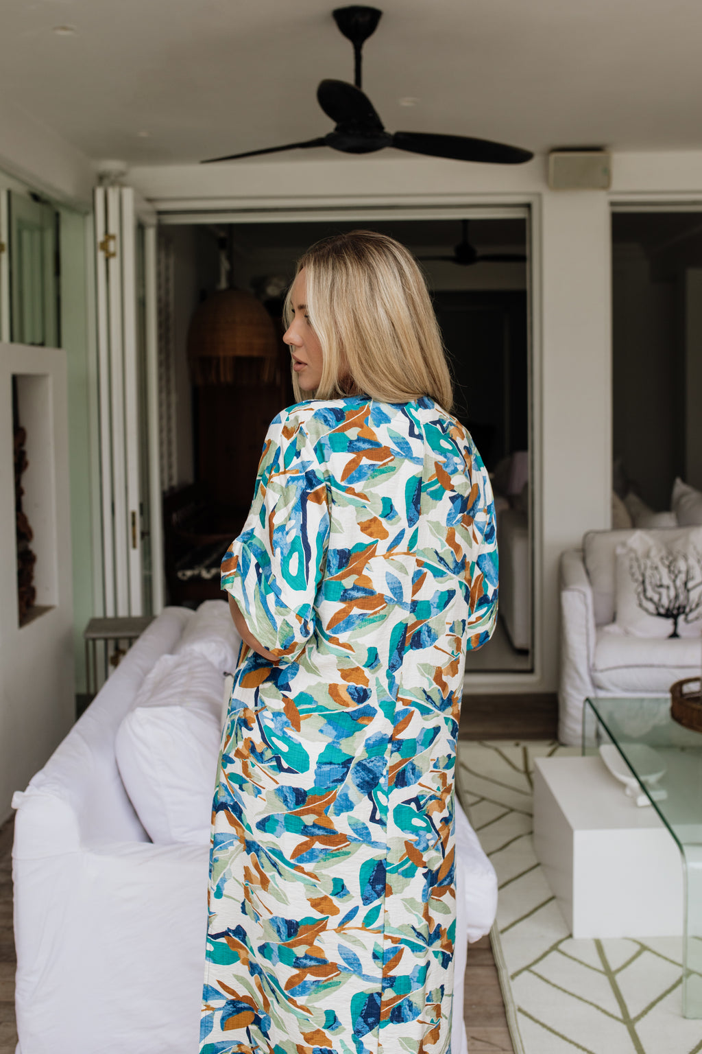 Long Larissa Dress in Sanddune