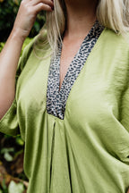 Lux Kaftan Green