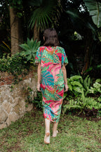 Lux Kaftan in Pink Floral