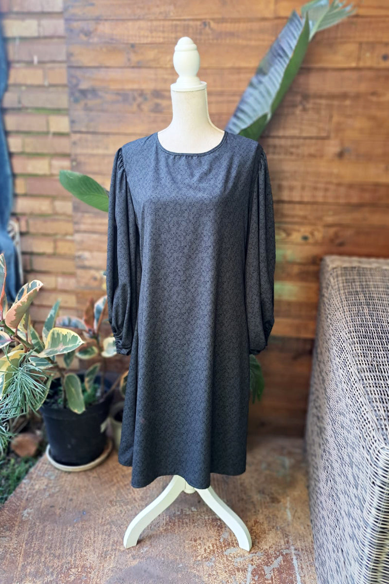 Balloon Sleeve Dress