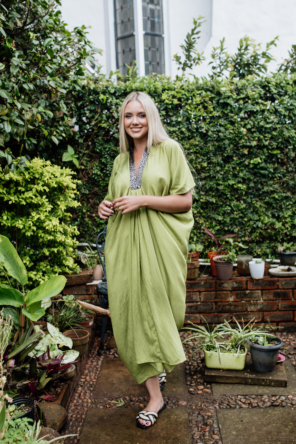 Lux Kaftan Green