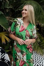 Short Larissa in Jungle Greens
