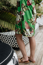 Short Larissa in Jungle Greens